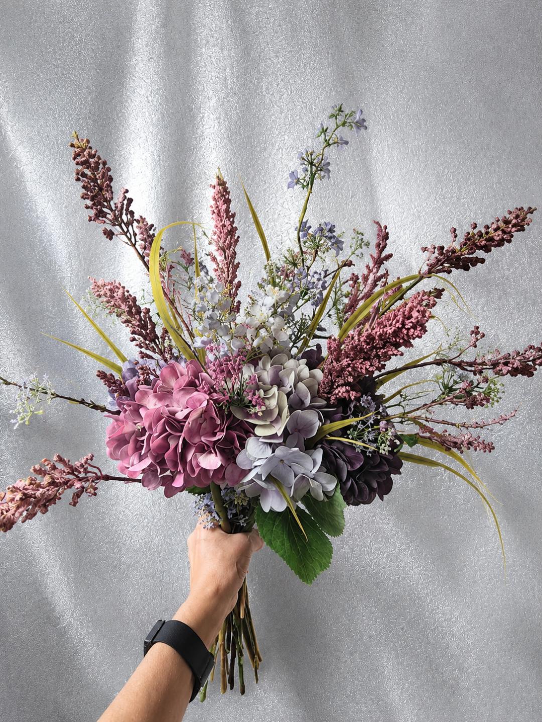 Blumenstrauß handgefertigt haltbar groß