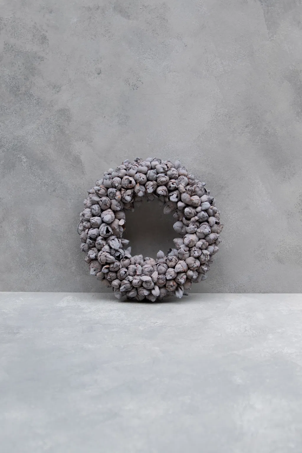 Coco fruit wreath Grey smoke  30cm