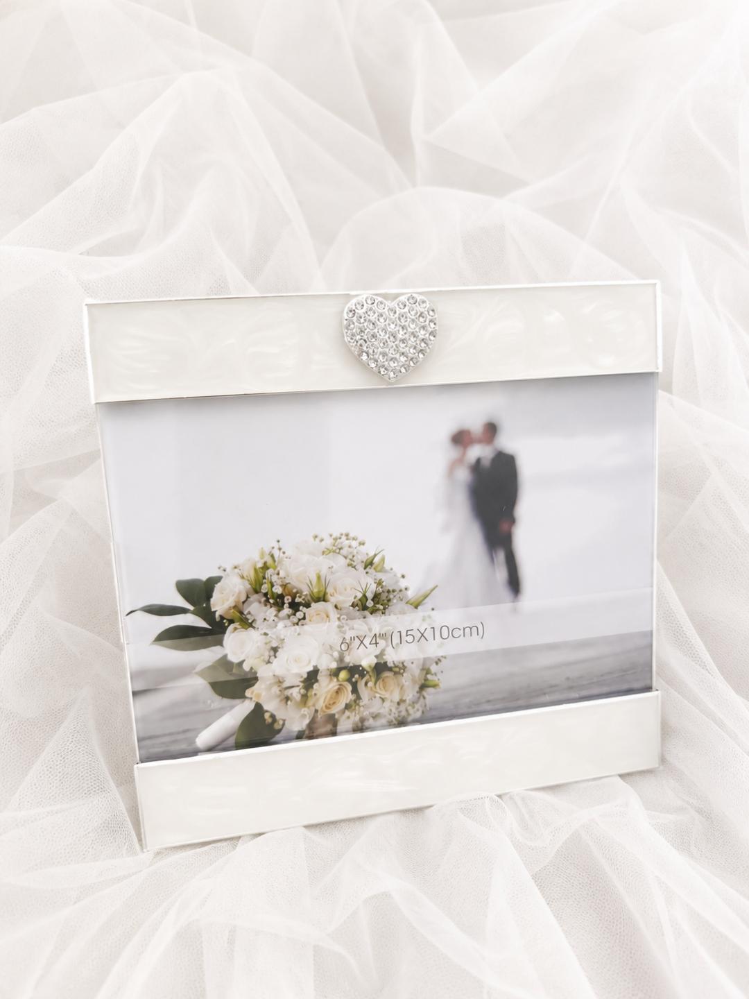 Bilderrahmen mit Strass Herz