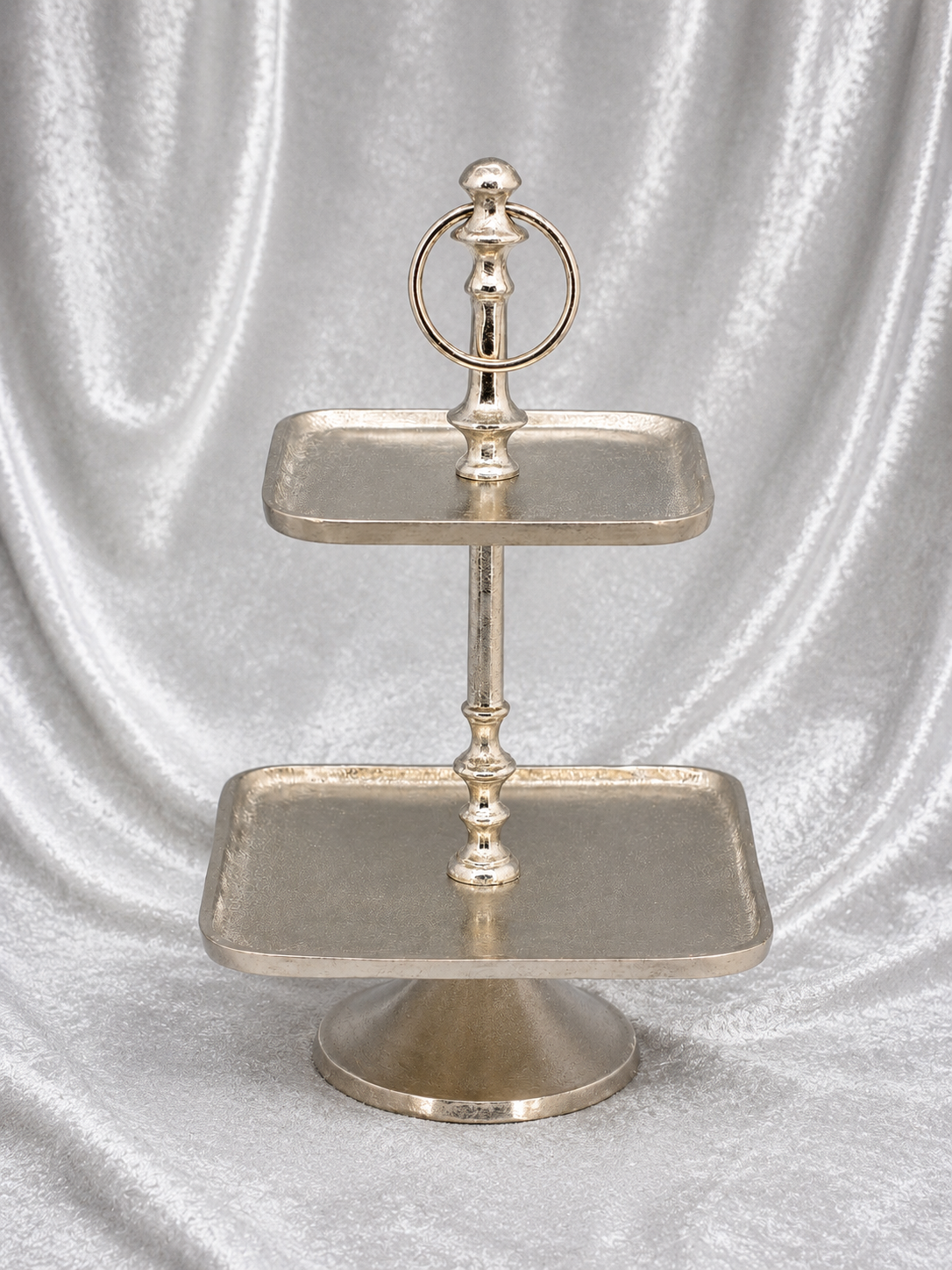 Exner Etagere silber Aluminium ca.35cm.