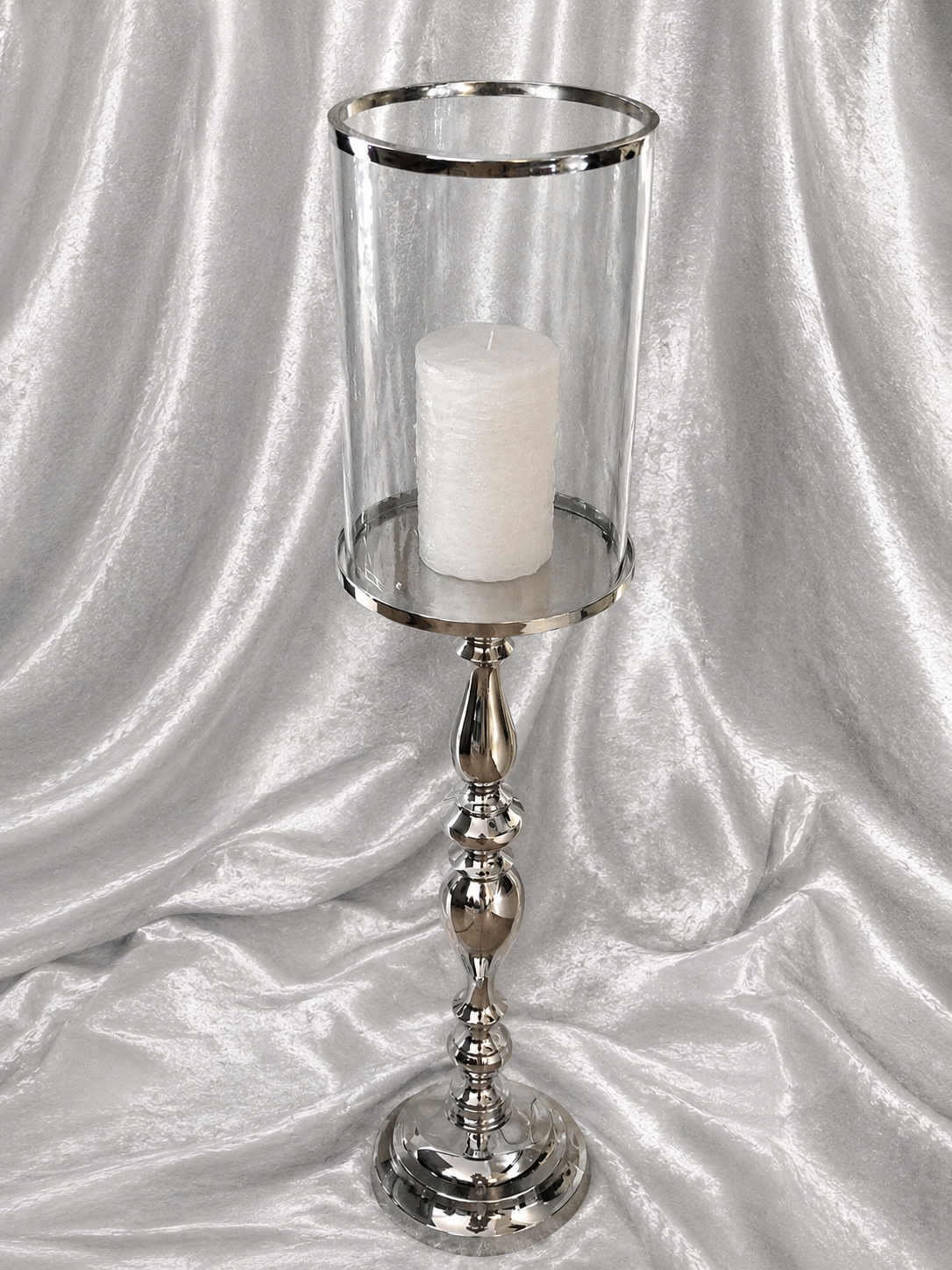 Colmore hochglanz Pokal mit Glas Aufsatz ca.102cm
